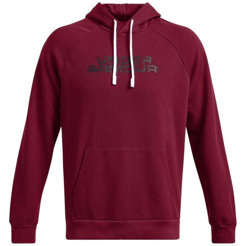 Under Armour Mens Rival  Drawstring Hoodie / Red